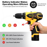 URCERI Brand New Cordless Electric Drill Driver Kit 16.8V 2000mAh Lithium-ion Battery 18+1 Keyless Clutch 2-Speed Driver with Built-in Front LED 16pcs Bits Magnetic Tip Holder & Flexible Shaft - Imported from UK