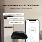 Smart air conditioner control device with smartphone app