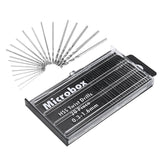 HSS Mini Micro Drill Bit Set, 0.3-1.6mm Twist Drill Bits Precision Drill DIY Kit Rotary Hand Tools Accessory (20pcs) - Imported from UK