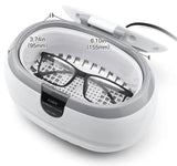 VLOXO 600ml Ultrasonic Cleaner, 50W 42khz Cleaner for Jewelry Ring Earring Necklace Glasses Metal Coins Dentures Razors Tattoo Tools & More - Imported from UK