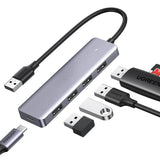 UGREEN 4-Ports USB 3.0 Hub, Ultra Slim USB Extender with 5Gbps Data Transfer - Imported from UK
