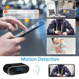 LXMIMI WiFi Spy Camera Clock, 1080P HD Camera with Night Vision & Motion Detection - Imported from UK