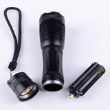 MIKAFEN 1000 Lumen E06 Cree XML-T6 Zoomable LED Flashlight with High, Medium, Low, Flash, SOS (Container Product Without Box) - Imported from UK
