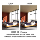 YYCAMUS Desk/Table HD 1080P WIFI Security Camera Clock with Night Vision & Motion Detection - Imported from UK