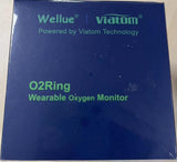 Wellue O2Ring Wearable Oxygen Monitor Rechargeable Bluetooth Pulse Oximeter Continuously Tracking SpO2 & Heart Rate Free App & PC Report  - Imported from UK