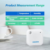 INKBIRD IBS-TH3 WiFi Thermometer Hygrometer Monitor, Smart Temperature Humidity Sensor with App Notification Alert, Data Export, Remote Monitor for Room Greenhouse Incubator Wine Cellar - Imported from UK