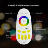 Mi.Light RGBW Remote 2.4G 4-Zone Full Touch LED Controller For Mi-Light RGBW LED Bulb, Downlight, RGB/RGBW Strip Lights Controller Receiver Box FUT037 FUT03 - Imported from UK