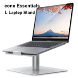 eono Essentials L Laptop Stand 360° Rotatable Elegant Stand with Exquisite Process Aluminum Alloy & Sturdy Construction - Imported from UK