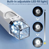 Wireless Digital Microscope, 2MP 50X-1000X Magnification USB Handheld Microscope Inspection Camera with 8 LED Lights & Adjustable Stand, USB Microscope Camera - Imported from UK