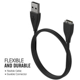 Fitbit Surge Charger Replacement 1M Charging Cable for Fitbit Surge Fitness Smart Watch - Imported from UK