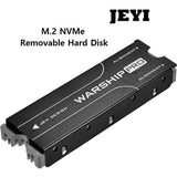 JEYI Cool Warship NVME NGFF M.2 Heatsink, PCIE NVME or SATA M2 2280 SSD Double-Sided Heat Sink - Imported from UK