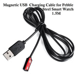 Magnetic USB Charging Cable for Pebble Steel Smart Watch 1.5M - Imported from UK