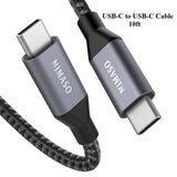 NIMASO USB C to USB C Cable 3m/10ft 100W Braided USB-C Cable Type C Fast Charging Cable - Imported from UK