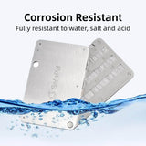 SafePal Cypher - Steel Crypto Seed Backup, Metal Cold Storage, Steel Bitcoin Wallet, Store up to 24 Seed Words, Compatible with BIP39 Crypto Wallets, Ledger, Trezor, KeepKey - Imported from UK