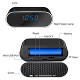 LXMIMI WiFi Spy Camera Clock, 1080P HD Camera with Night Vision & Motion Detection - Imported from UK