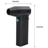 CROSSGUN Electric Air Duster, 140000RPM Compressed Jet Dry Blower, 62m/s Wind Speed, 4000mAH Battery, 15W Type C Charging - Imported from UK