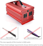 BESTEK® 2000W Car Power Inverter DC 12V to AC 230V-240V - Imported From UK