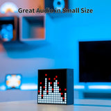 Divoom Timebox-Evo Pixel Art LED Bluetooth Speaker, App Control Smart Portable Wireless Speaker with Powerful Bass, Supports Alarm, Clock, Radio, Microphone - Imported from UK