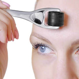 Derma Roller System Titanium 540 Needles 0.30mm + Storage Case, Micro Needling Roller for Skin Rejuvenation Anti Ageing Wrinkle Facial & Scalp Treatment, Promotes Hair Growth & Improves Skin Vitality - Imported from UK