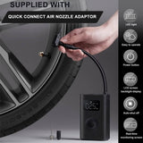 Xiaomi Mijia 2 Cordless Battery Powered Portable 150psi Tire Inflation Air Pump with Digital Tire Pressure Detection for Car, Scooter, Bike, Basket Ball and More (2nd Gen Electric Air Compressor) - Imported from UK