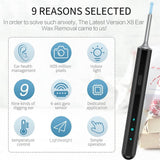 Ear Wax Removal Tool with WiFi & 1080P HD Camera, Wireless Ear Wax Cleaner with 6 LED Light for Kids Adults Pets (New Version) - Imported from UK