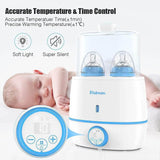 Kisdream Bottle Warmer, 2-in-1 Bottle Warmer & Bottle Steam Sterilizer with Timer & LCD Display, BPA-Free, Accurate Temperature Control - Imported from UK