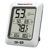 ThermoPro TP50 Digital Hygrometer Indoor Thermometer & Humidity Gauge with Air Comfort Indicator - Imported from UK
