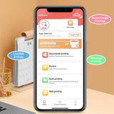 Marklife D210 A4 Thermal Printer, Direct Wireless Mobile Photo Printer USB Bluetooth Connection - Imported from UK