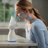 Vicks Sinus Inhaler Suitable During Coughs Colds or Blocked Noses Adjustable Steam Control Automatic Shut Off - Imported from UK