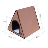 Mindkoo Pet House, A-Frame Heated Cat House For Outdoor & Indoor Use (Container Product as it is, No Warranty, No Guarantee, No Return, No Exchange) - Imported from UK