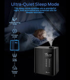 Elechomes 6.5L Top Fill Warm & Cool Mist Humidifier + Aromatherapy with Remote Control, 700 ml/h Max, Auto & Sleep Mode, 360° Nozzle, Auto Shut-Off - Imported from UK