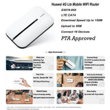 HUAWEI E5576 Mobile WiFi 3S, 4G LTE (CAT4) Hotspot 150 Mbps Rechargeable 1500 mAh Battery No Configuration Required Portable for Travel Business, Unlocked & PTA Approved - Imported from UK