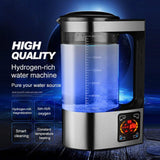 V8 Micro Electrolysis High Concentration Negative Ion 2L Water Purifier, Hydrogen Rich Water Machine, Hydrogen Water Generator, Large Capacity Constant Temperature Heating Microelectrolysis Hydrogen Water Health Cup Home Office Use - Imported from UK