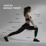 Terra Hiker Portable Muscle Massage Gun with 6 Massage Heads, 20 Adjustable Speeds, Powerful Cordless Deep Tissue Percussion Massager for Pain Relief, Handheld Electric Body Massager - Imported from UK