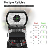 Electro DOT Sight Field Sport Red & Green Reflex Sight with 4 Reticles for 20mm Rails - Imported from UK
