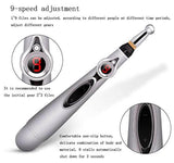 Meridian Energy Acupuncture Pen for Pain Relief, Acupoint Stimulation Meridians Therapy Massage Pen with 3 Replaceable Heads & 9 Levels - Imported from UK