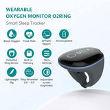 Wellue O2Ring Wearable Oxygen Monitor Rechargeable Bluetooth Pulse Oximeter Continuously Tracking SpO2 & Heart Rate Free App & PC Report  - Imported from UK