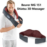 Beurer 3D Shiatsu Massage Belt with 8 3D Massage Heads 3 Intensity Levels Optional Infrared Light & Heat Functions, Suitable for Shoulders Neck Back & Legs (Amazon Container Product Without Box) - Imported from UK