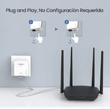 Tenda P200 Powerline Adapter Kit 200Mbps with 2 Ports 10/100 Mbps - Imported from UK