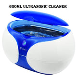 Vistara 600ml Ultrasonic Jewelry Cleaner, 35W Stainless Steel Bubble Cleaner - Imported from UK