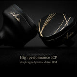 Moondrop Aria High Performance LCP Diaphragm Dynamic HIFI Driver IEMs in-Ear Wired Earphones - Imported from UK