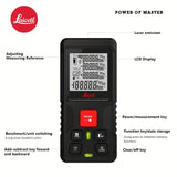 Laicetl 70M Digital Laser Distance Meter with 2 Bubble Level, Measure Distance, Area, Volume, Pythagorean Mode, Unit Switching Data Storage - Imported from UK