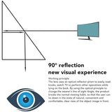 Annadue Lazy Glasses, 90 Degree Horizontal Reflection Lazy Bed Prism Spectacles For Reading, Watching TV in Pakistan