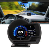 OBD2+GPS Smart Gauge, AP-6 Car HUD Head Up Display, High Definition Speedometer Car Diagnostic Tool Overspeed Fault Alarm for All Vehicles - Imported from UK