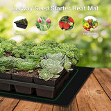 LERWAY 21W Seedling Heating Mat Plant Warming Waterproof Greenhouse Heating Pad for Propagation Germination Tray Hydroponic Terrarium Reptile Amphibian – Imported from UK