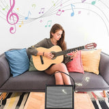 Rowin 30W Electric Guitar Multifunctional Amplifier with OTG BT Function, Rechargeable Portable Acoustic Guitar Amp Reverb Chorus Effect REC Microphone Inputs Aux In Headphone Jack - Imported from UK