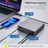 WAVLINK USB 3.0 Universal Laptop Docking Station, 10-in-1 4K Dual HDMI Display USB C Docking Station with 100W PD & Gigabit Ethernet - Imported from UK