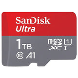 SanDisk 1TB Ultra microSDXC UHS-I Memory Card with Adapter, Up to 100MB/s, Full HD A1 C10 MicroSD Card - Imported from UK