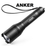 Anker Bolder LC90 CREE LED Flashlight, IPX5 Water-Resistant, Zoomable, Rechargeable Pocket-Sized Torch with Super Bright 900 Lumens, 5 Light Modes, for Camping and Hiking, 18650 Battery Included  - Imported from UK