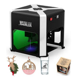 WAINLUX K6 Laser Engraver, 3000mW CNC Bluetooth Mini Laser Engraving Machine, Portable Tool for Wood Vinyl Leather Glass, DIY Art, Logo Design (Container Product Without Box) - Imported from UK